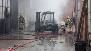 Vorkheftruckbranden en lithium