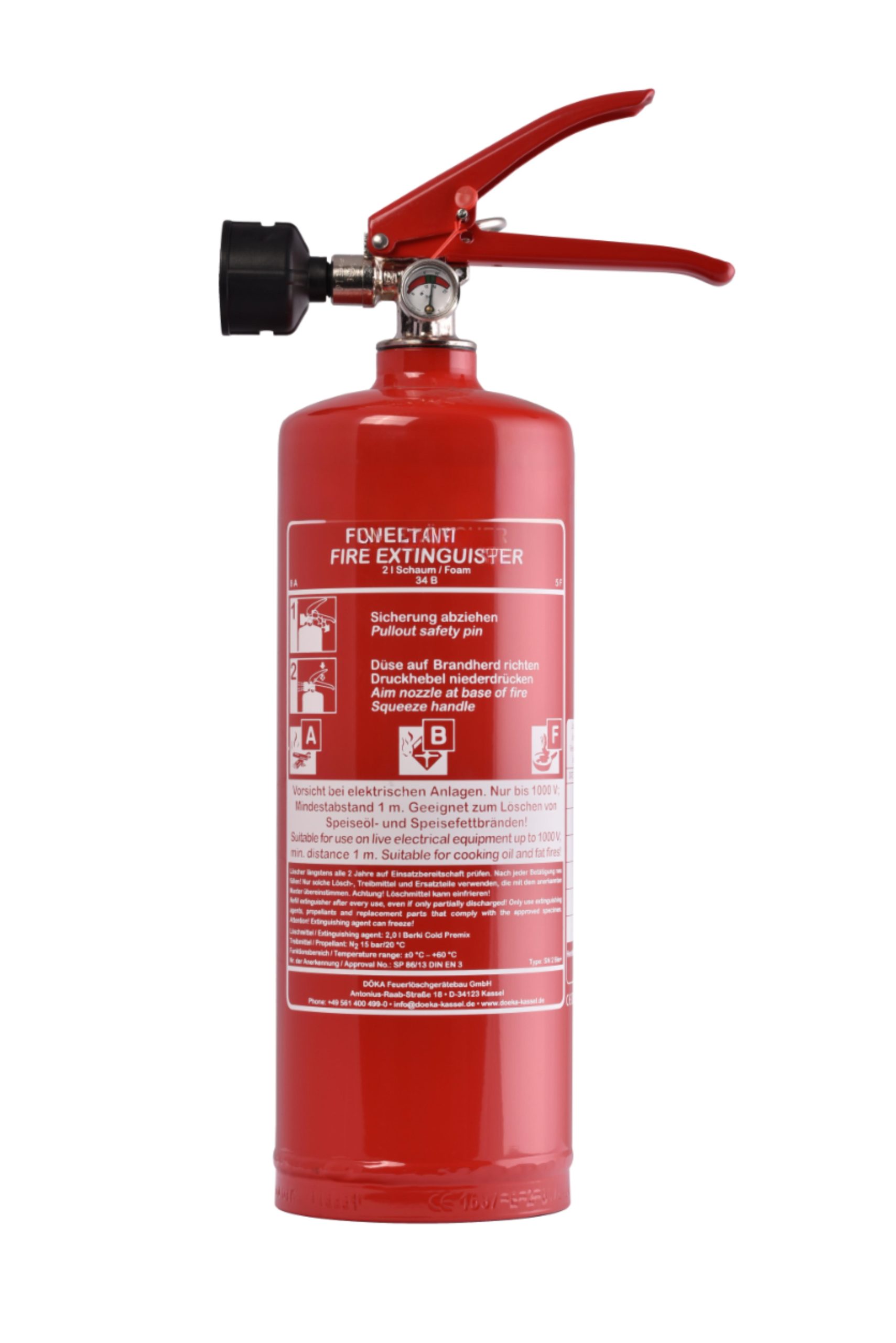 Lithium brandblusser 2 liter