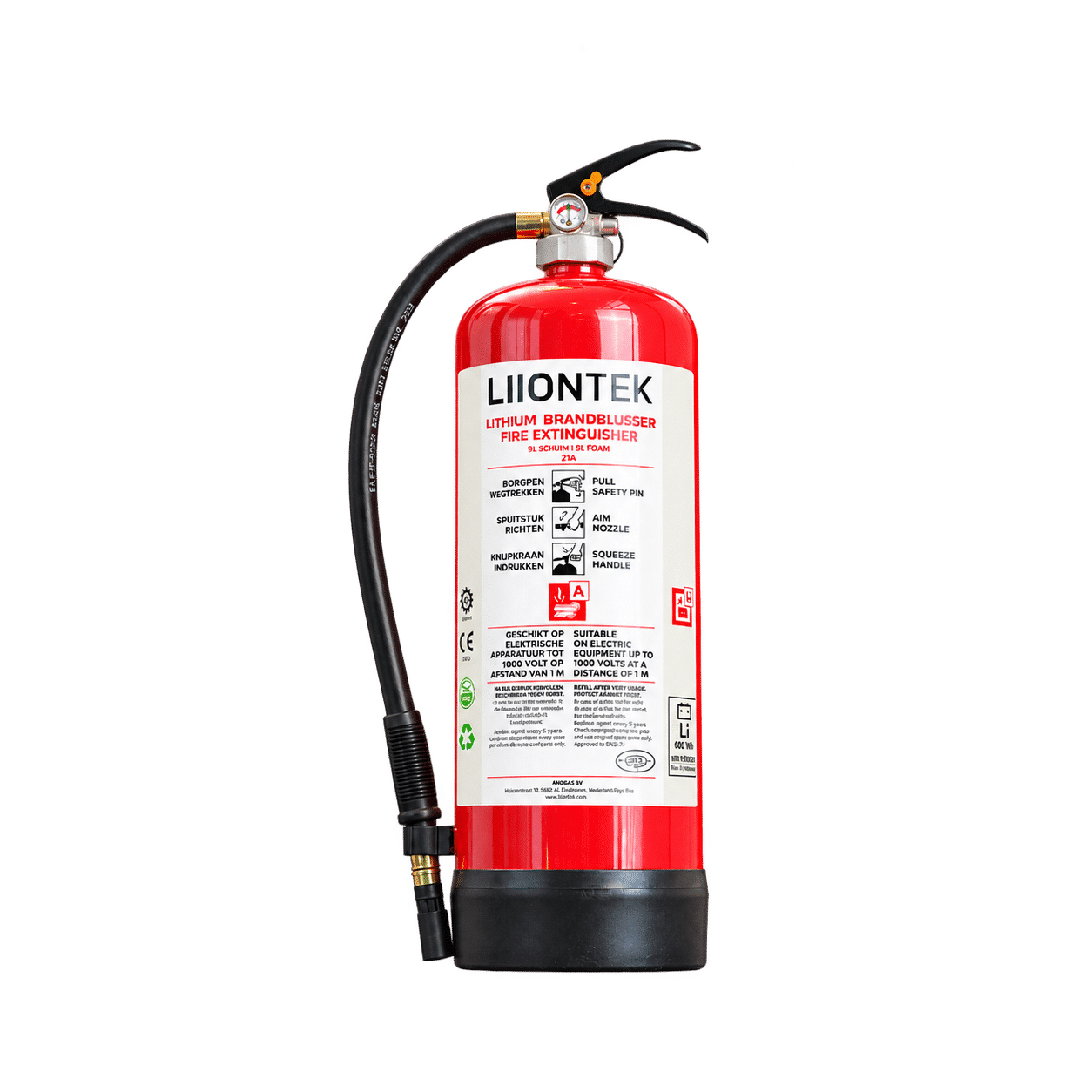 Liiontek Lithium Brandblusser 9L