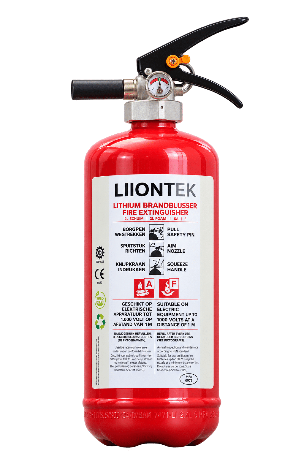 Liiontek Lithium Fire Extinguisher 2L