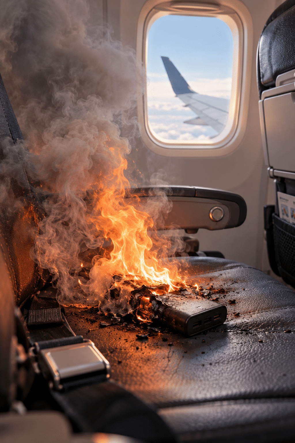Power Bank Causes Plane Fire