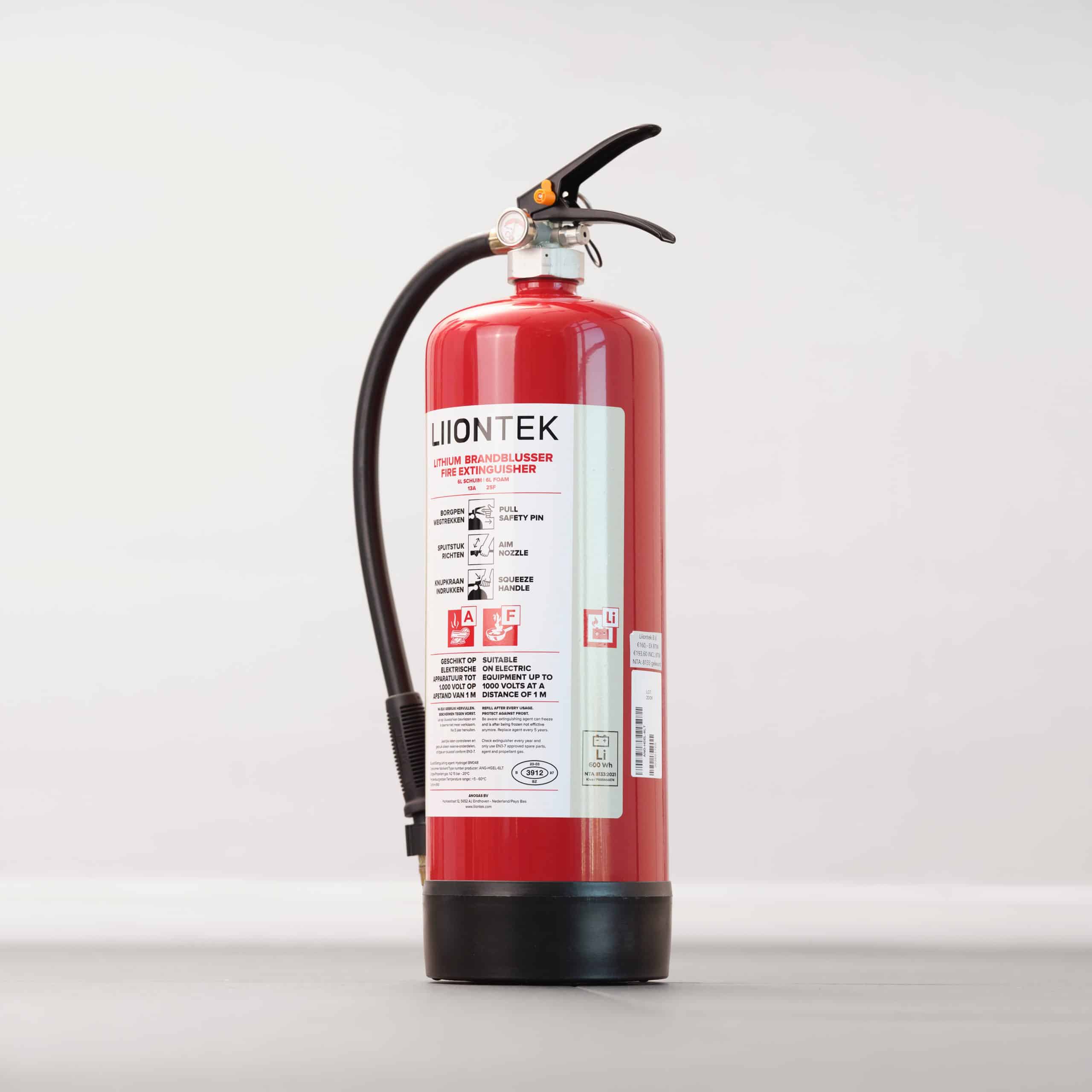 Liiontek Lithium Fire Extinguisher 6L