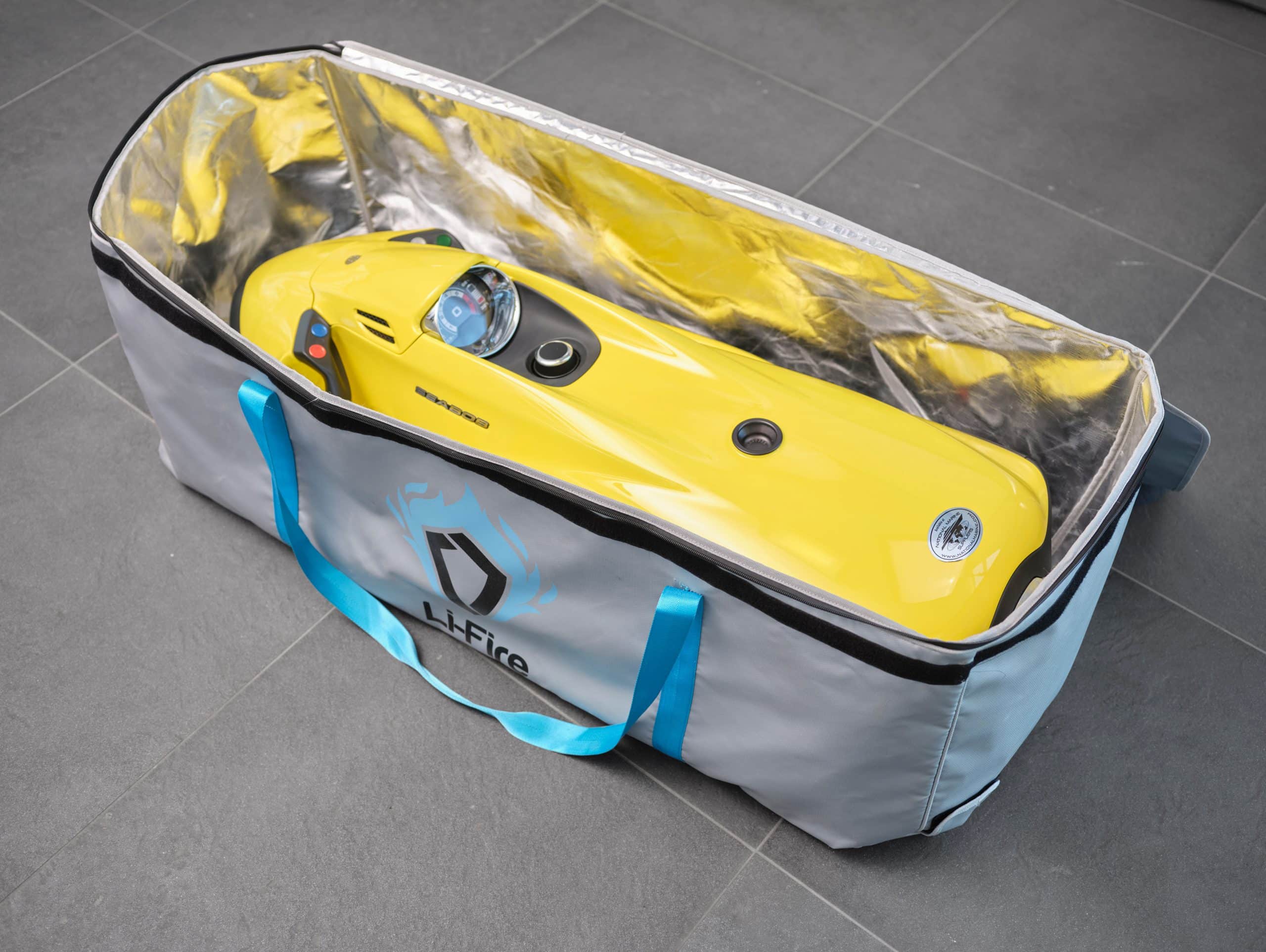 Li-Fire Lithium-ion Safety Bag, Large, with Seabob